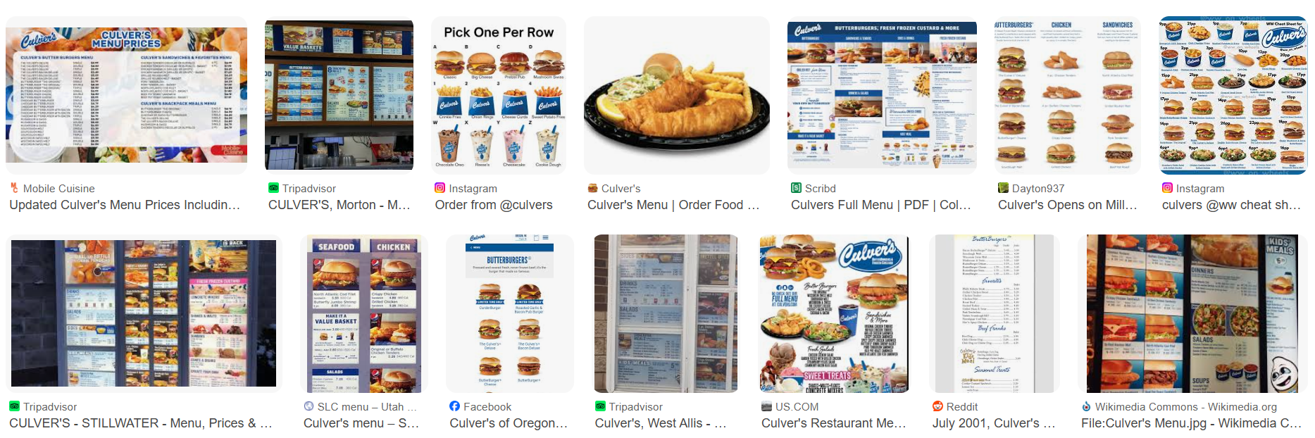 Culver’s Menu Prices (2026) + Calories, Combos & Best Items