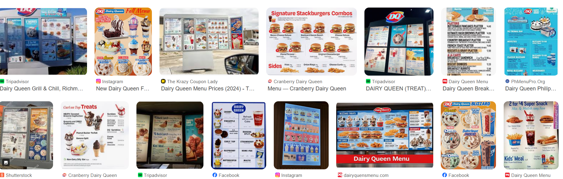 Dairy Queen Menu Prices (2026) + Calories, Blizzards & Combos